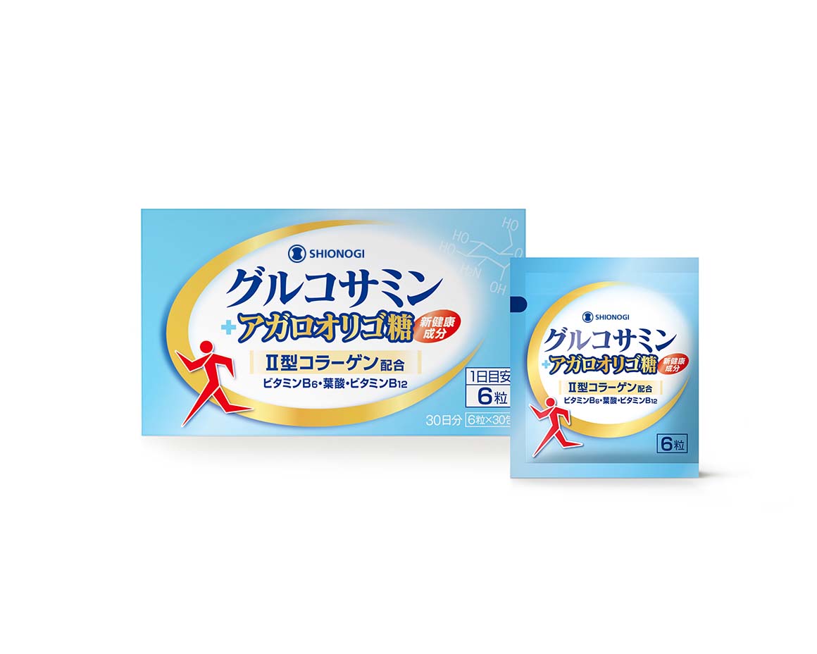 グルコサミン+アガロオリゴ糖